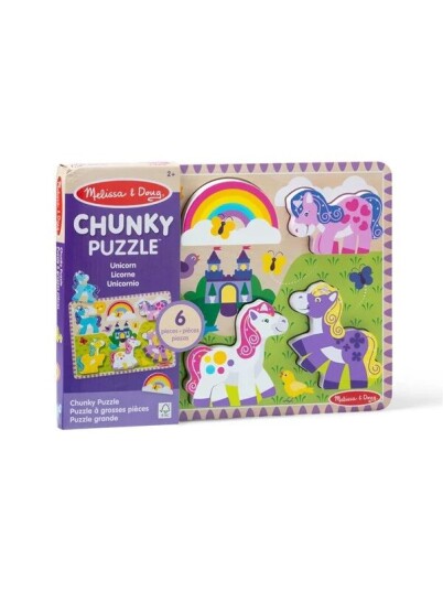 Melissa & Doug Chunky Puzzle Unicorn Tre Melissa & Doug Chunky Puzzle Unicorn Tre