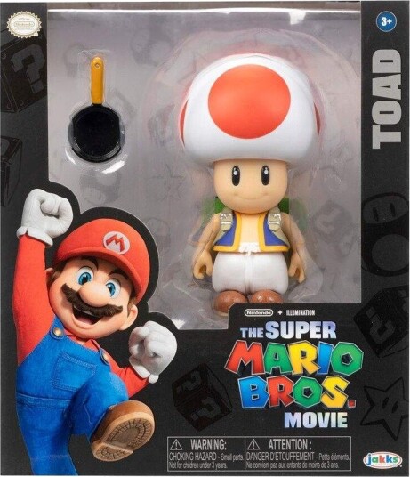 Northix Super Mario Bros Toad Figur 13 cm
