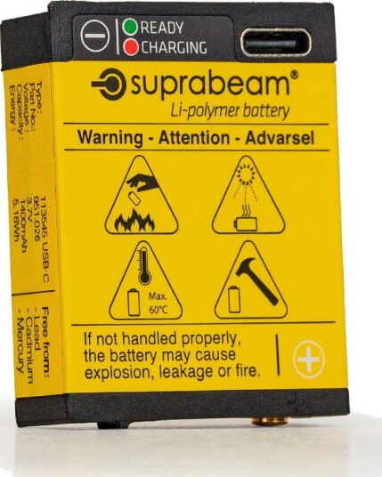 Suprabeam Batteri 900974 Oppladbar