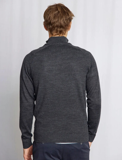 Bruun & Stengade Bs Pelle Regular Fit Knitwear - Grey - M