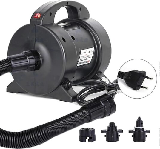 Elektrisk Luftpumpe 1600 W Med 2 Dyser Elektrisk Luftpumpe 1600 W Med 2 Dyser