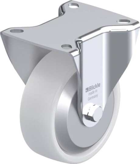 Blickle 351395 B-Po 100R-Fa Hurtig Hjul, Hjuldiameter 100 Mm, Bæreevne Maks. 250 Kg
