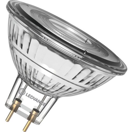 Ledvance GU5,3 stiftpære 3000K 3,4W clear 50mm x 44mm