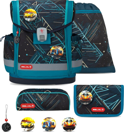 Skoleryggsekk Med 5 Deler Belmil School Bags 879860