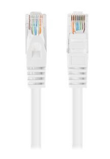 Lanberg Koblingskabel Rj-45 Hann Til Rj-45 Hann 1.5 M 4.8 Mm U/Utp Uskjermet Cat 5/5E Med Støvel Uten Hindringer Opptil 1 Gbps-Dataoverføringshastighet White Ral 9010 En Pakke 10