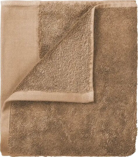 Blomus Set Of 2 Guest Hand Towels 50 X 30 Cm Riva Tan Brown 50X 30CM Blomus Set Of 2 Guest Hand Towels 50 X 30 Cm Riva Tan Brown 50X 30CM