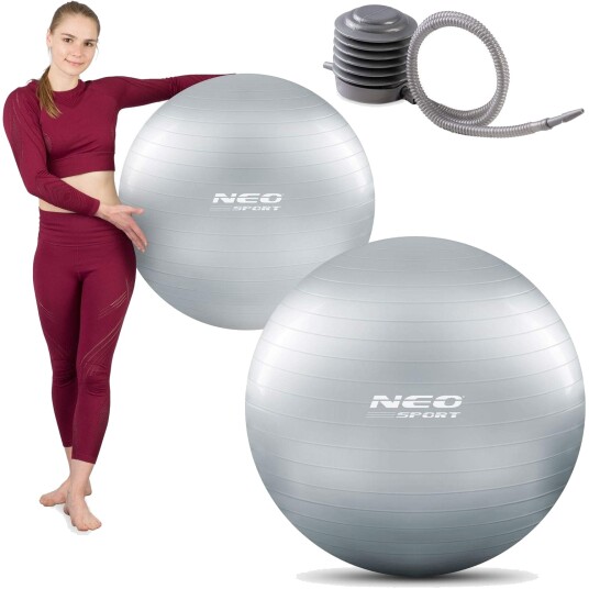 Treningsball 75 cm NS 952 Sølv