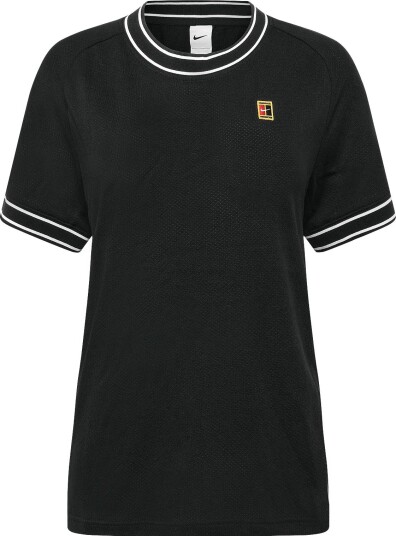 Nike Nikecourt Heritage Tennis Top BLACK XS Nike Nikecourt Heritage Tennis Top BLACK XS