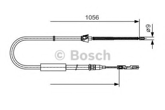 Bremsewire BOSCH 1 987 482 125 Bremsewire BOSCH 1 987 482 125