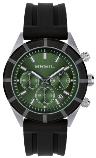 Breil Herreklokke TW2024 B 12 H Grønn/Gummi Ø42 mm Breil Herreklokke TW2024 B 12 H Grønn/Gummi Ø42 mm