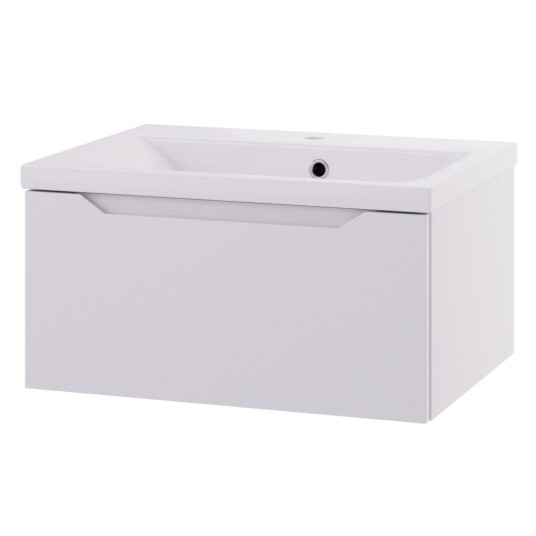 Linn Bad Emma D45 Servantskap med 1 Skuff Hvit / 60cm Linn Bad Emma D45 Servantskap med 1 Skuff Hvit / 60cm