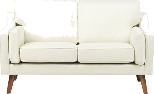 Bertha Sofa 2 seter Hvit/Lyst tre
