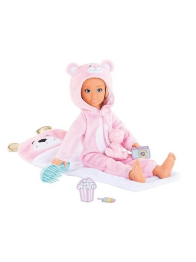 Corolle Girls Fashion Doll Valentine Pajama Party set