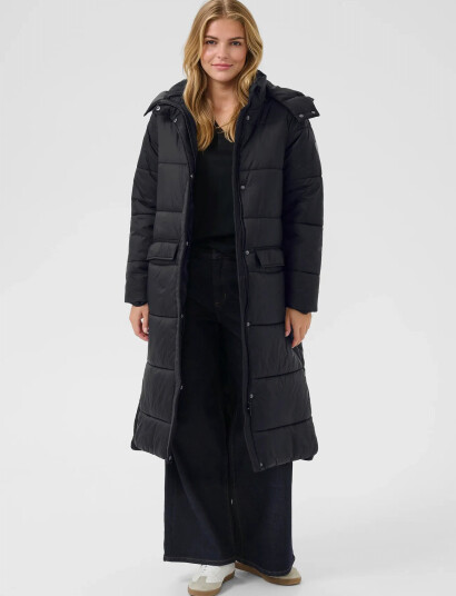 Cream Crgaiagro Long Jacket Black 34