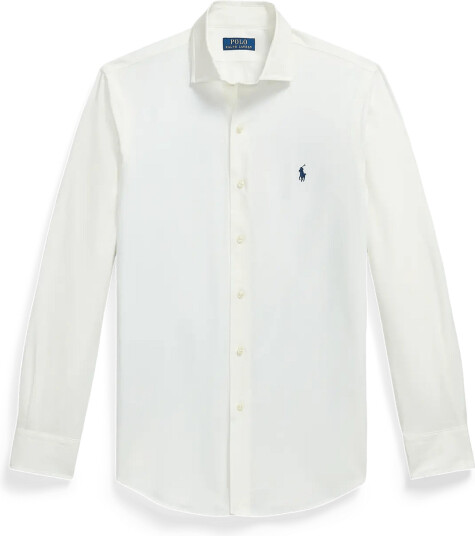 Polo Ralph Lauren Custom Fit Stretch Poplin Shirt White L