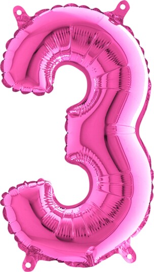 Ballongkungen Tallballong Mini Rosa Metallic Tall 3 14013F