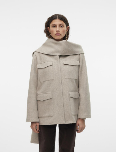Vero Moda Vmpopsusan Jacket Ga - Grey - XS