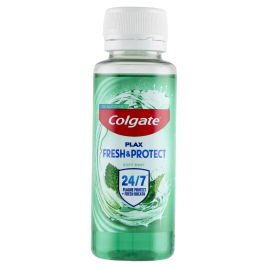 Colgate Munnvann Plax Fresh & Project Soft Mint 100 ml.