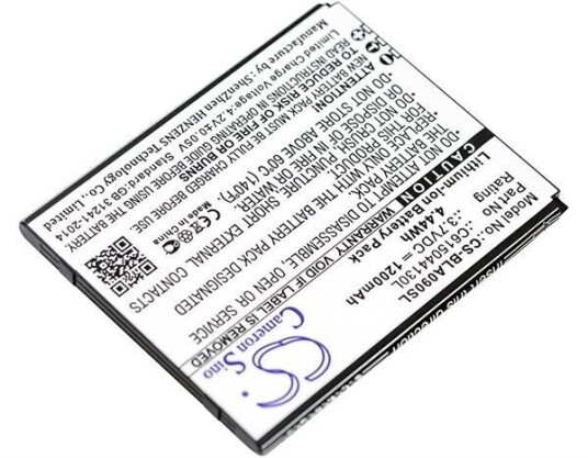 Blu A090L batteri (1400 mAh 3.7 V, Sort)