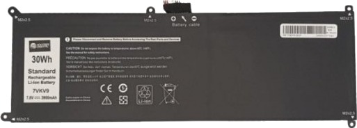 Laptop-Batteri Dell 7Vkv9 3900Mah Ekstra Digital Selected NB442041