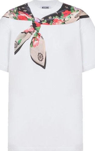 Moschino Dame Topper Hvit L,