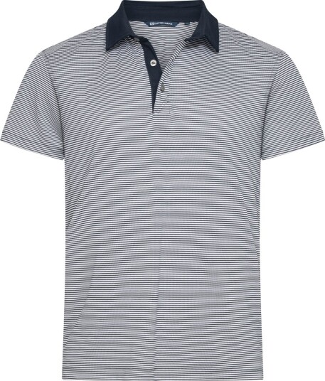Cutter & Buck Virtue Polo Stripes Blå Golf pologenser herre Navy (580) XXXX Large