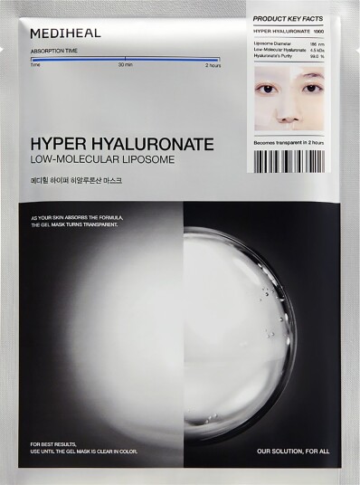 Mediheal Mediheal Hyper Hyaluronate Mask 1Pcs. Nude 1 PCS