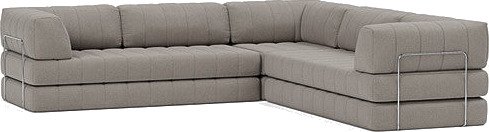 CozyPad Hjørnesofa med armlener B 6002592