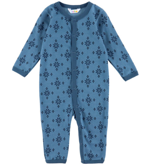 Joha Jumpsuit Ull Blå m. Snøfnugg 100 Jumpsuit