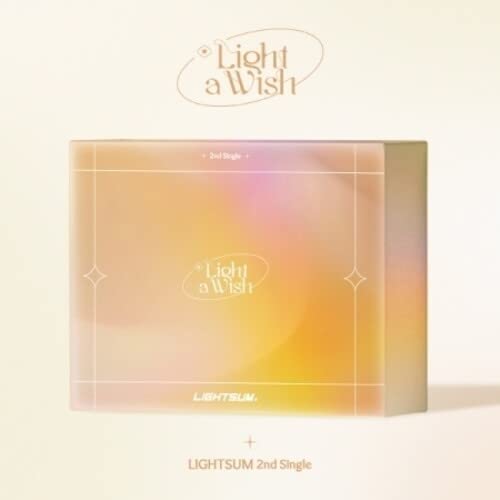 Lightsum Light A Wish (Wish Version) (Incl. 90pg Booklet, 20pg Lyric Paper, Invitation Card, Photocard + Stic CD Lightsum Light A Wish (Wish Version) (Incl. 90pg Booklet, 20pg Lyric Paper, Invitation Card, Photocard + Stic CD