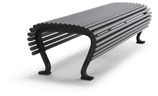 Byarums bruk Jujol benk Svart/grålakkert fur 180 cm Svart Byarums bruk Jujol benk Svart/grålakkert fur 180 cm Svart