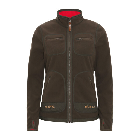 Härkila Kamko fleece Women, fleecejakke, dame L Brown/Red Härkila Kamko fleece Women, fleecejakke, dame L Brown/Red