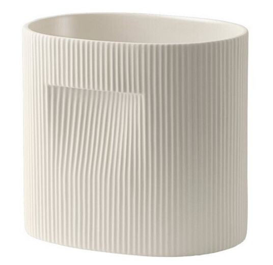 Muuto - Ridge Planter H24 Off-White - Lampemesteren Muuto - Ridge Planter H24 Off-White - Lampemesteren