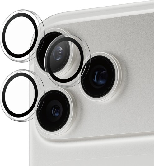 Panzerglass Hoops Kameralinsebeskyttelse for iPhone 17 Pro / 17 Pro Max / 16 Pro / 16 Pro Max - Gjennomsiktig Panzerglass Hoops Kameralinsebeskyttelse for iPhone 17 Pro / 17 Pro Max / 16 Pro / 16 Pro Max - Gjennomsiktig