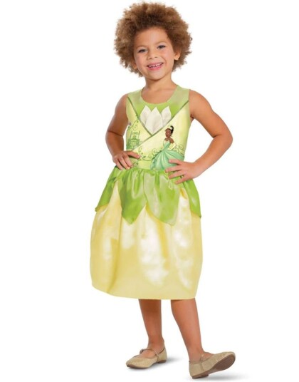 Tiana Lisensiert Disney Kostyme til barn 7 8 År Tiana Lisensiert Disney Kostyme til barn 7 8 År