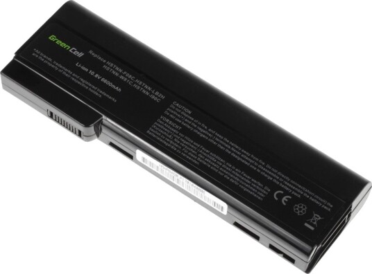 Green Cell Batteri Til Bærbar Pc Tilsvarer: Hp Cc06xl Hp Cc09 Litiumion 9-Cellers 6600 Mah Svart GC-HP93