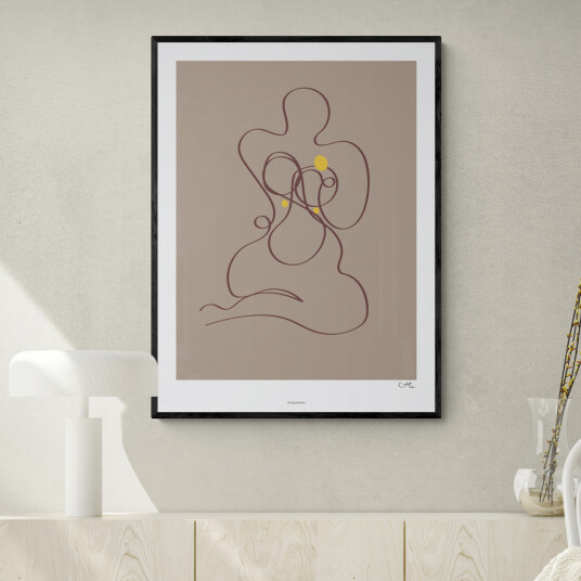 Twins rosa av ArtbyHallas