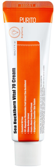 Purito Sea Buckthorn Vital 70 Krem 50 ml Fuktighetsgivende Anti-Aging