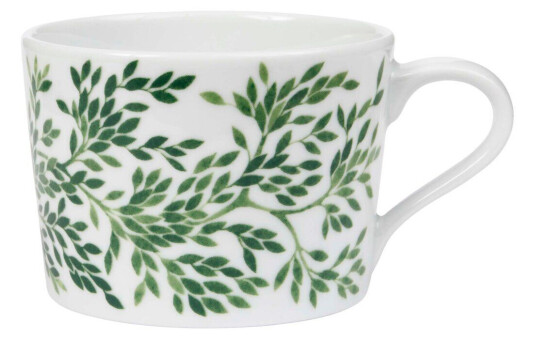Götefors Porslin Botanica kopp med hank grønn Myrten Götefors Porslin Botanica kopp med hank grønn Myrten