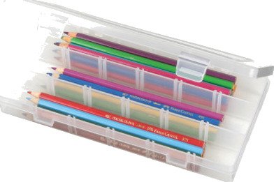 ArtBin Plastboks for knapper og tilbehør Transparent 23x11,5x3,5 cm