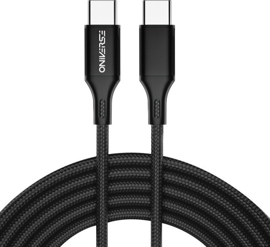 Oniverse Usb-C To Usb-C Charging Cable, 3 M - Black Oniverse Usb-C To Usb-C Charging Cable, 3 M - Black