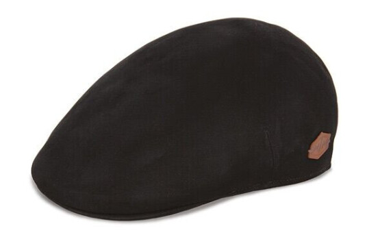 Mjm Country Nappa 2 Sixpence/flat Cap Wax Leather Dark Brown XXL