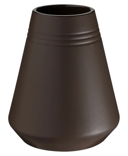 NJRD LInes vase 18 cm Brun