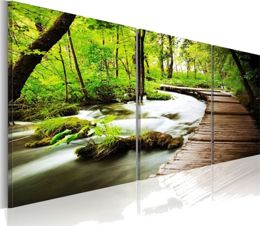 Bilde Forest Brook 90x30 Artgeist sp. z o. o.