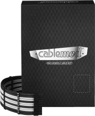 Cablemod Kabelsett Svart/Hvit Zuad-926