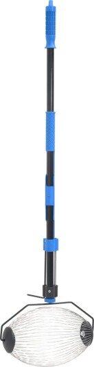 Vidaxl Nøttesamler Blå 127 Cm Stål