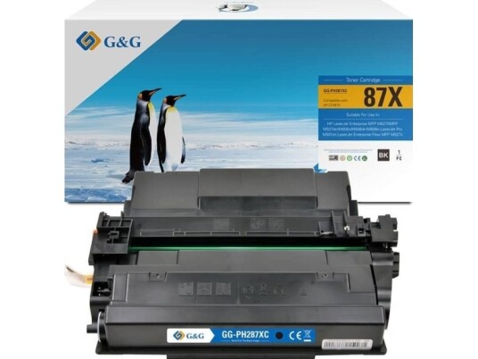 G&G Toner G&G-Kompatibel Toner Med Hp Cf287x Nt-Ph287xc Svart 18000-Tallet Høy Kapasitet