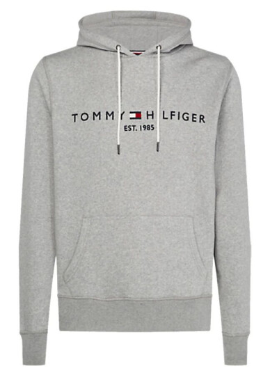 Tommy Hilfiger Hettegenser Grå M Tommy Hilfiger Hettegenser Grå M