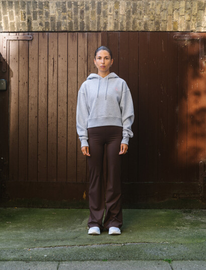 7 DAYS Active Organic Fitted Hoodie - Grey - L