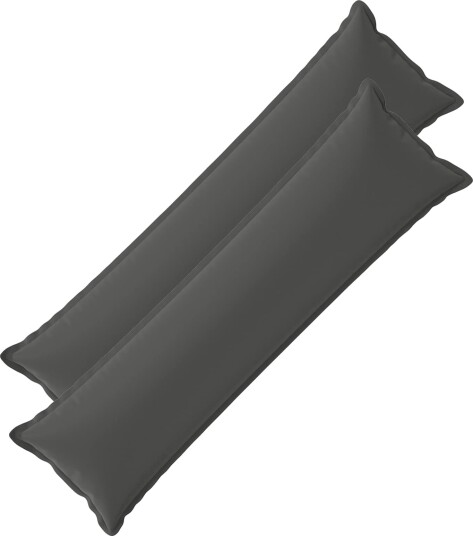 vidaXL Putetrekk 2 stk. HOUTEN Antrasitt 40 x 145 cm Polyester